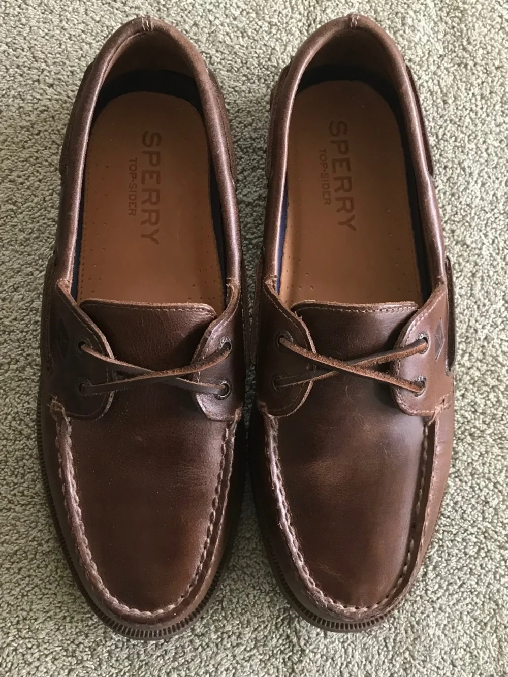 NWOT Sperry A/O Top-Sider Brown 2-Eye Boat Shoe, Mens Size 8.5, NEVER WORN!